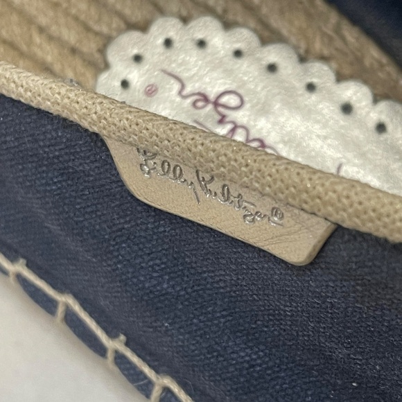 Lilly Pulitzer Lia Espadrille In True Navy with Seahorse print size 10 - Picture 5 of 7